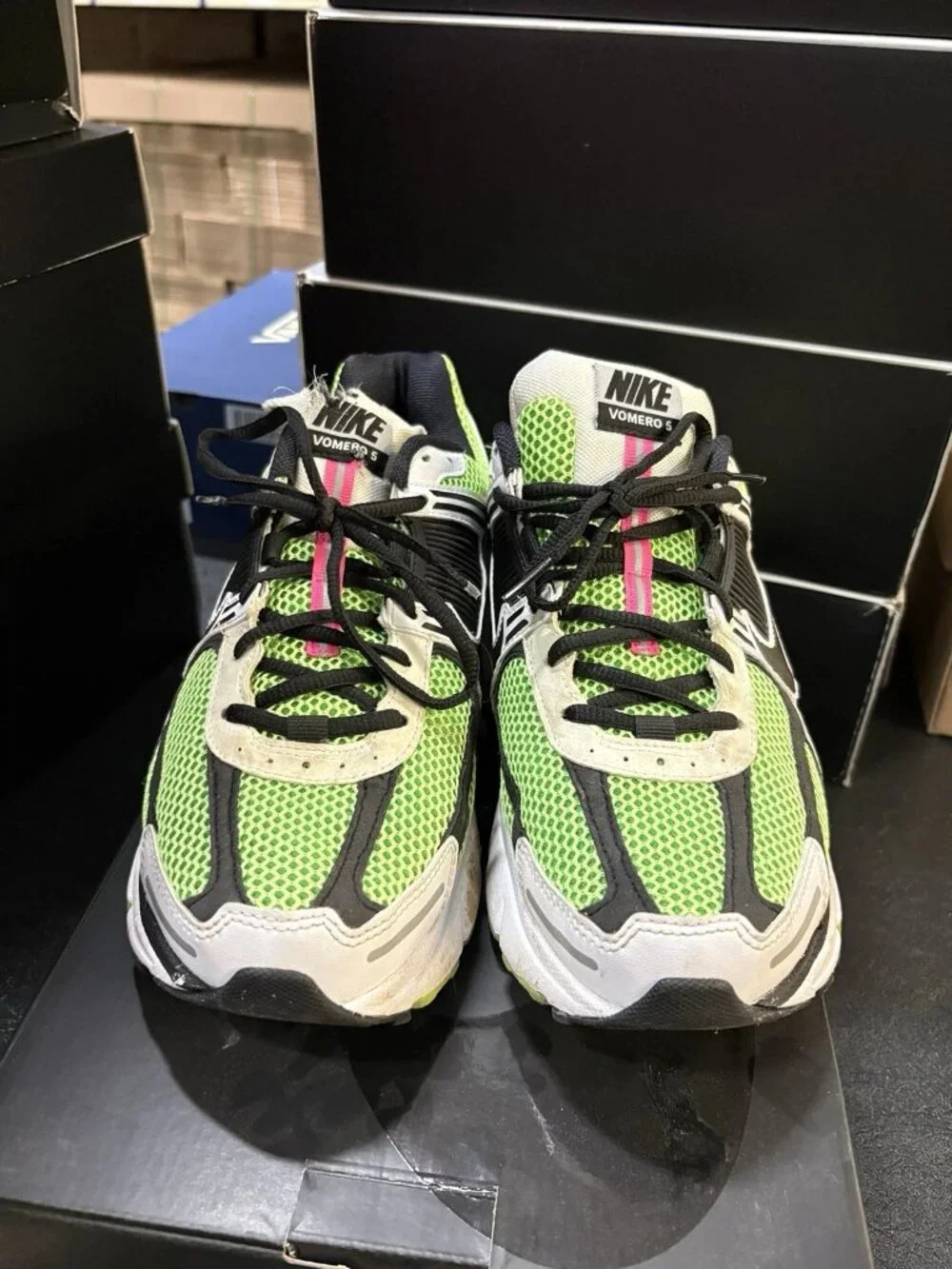 WORN Men’s Nike Zoom Come to 5 Electric Green CI1694-300 Size 12 WITH BOX